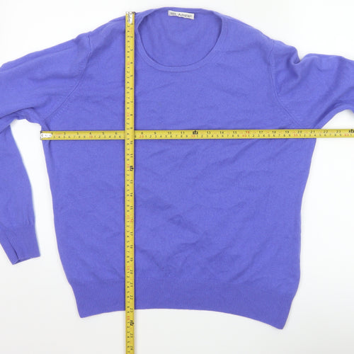 Marks and Spencer Women’s Blue Cashmere Crew Neck Jumper Size 20