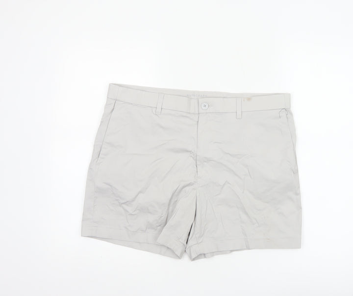 Marks and Spencer Autograph Men's Beige Chino Shorts Size 36 Regular Fit