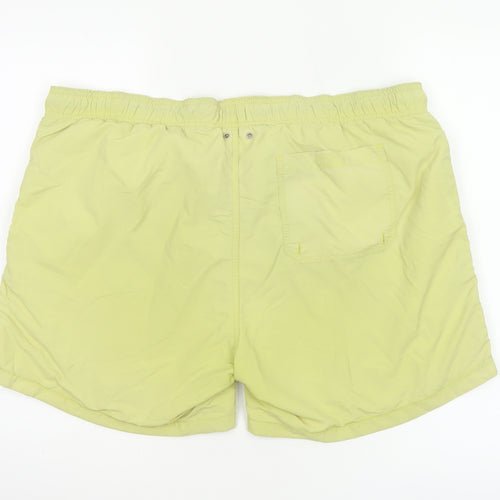 GANT Men's Yellow 2XL Swim Shorts Quick Dry Elastic Waist