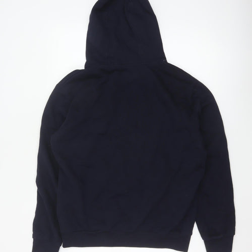Ben Sherman Men's Navy Cotton Pullover Hoodie Small