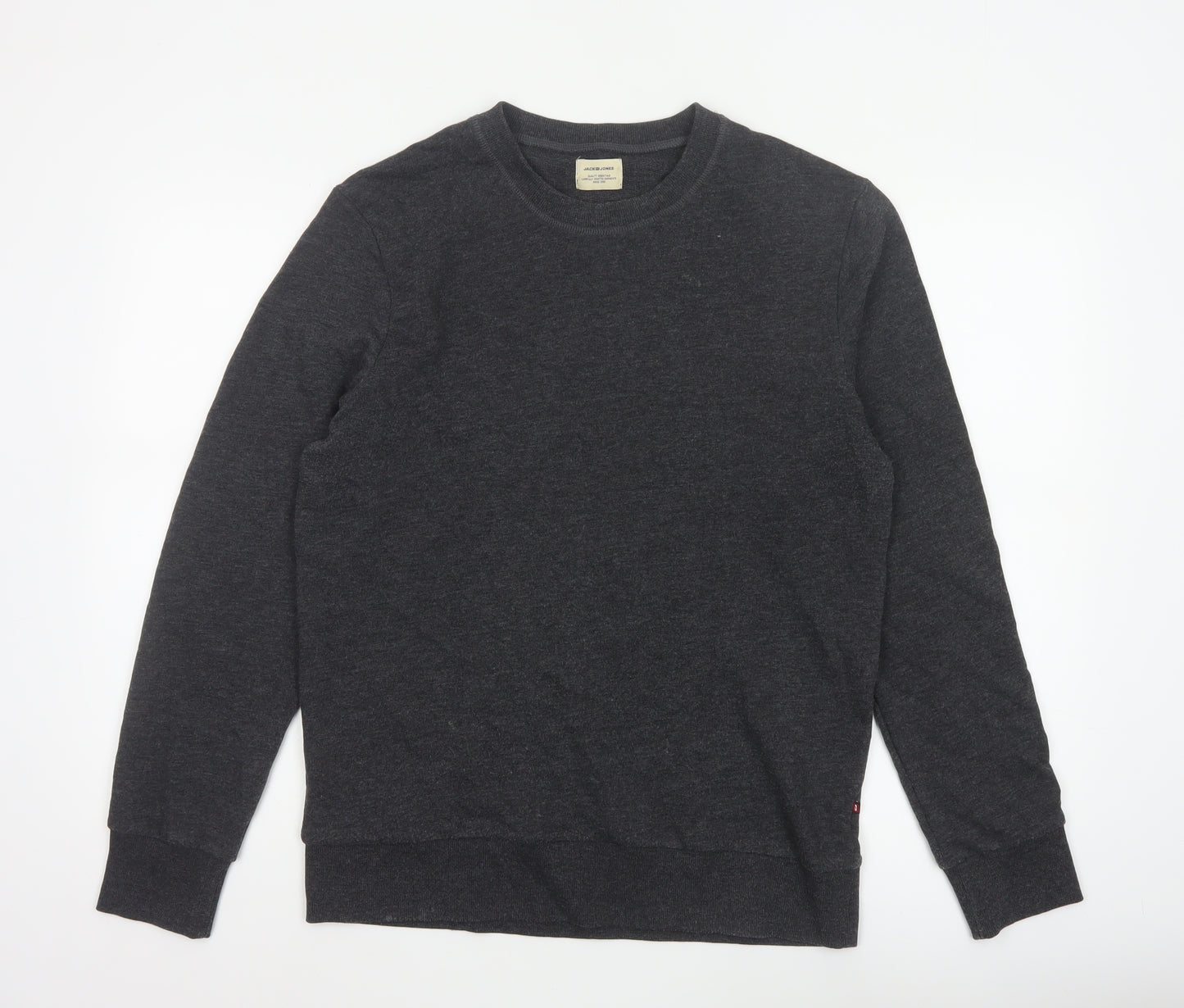 Jack & Jones Men's Grey Pullover Sweatshirt M Regular Fit