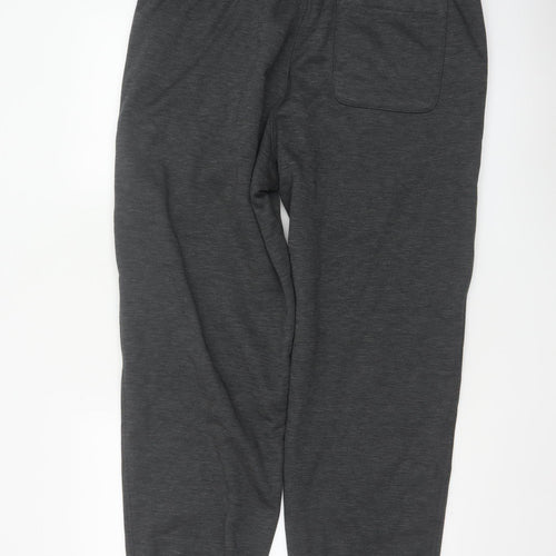 Uniqlo Men's Grey XL Jogger Trousers with Elastic Waist
