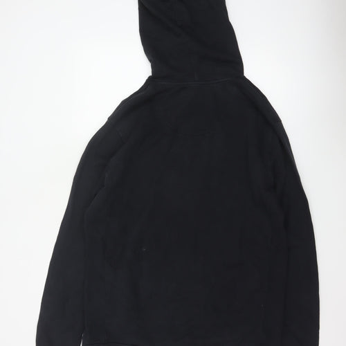 Hugo Boss Mens Black XL Pullover Hoodie Logo Sweatshirt