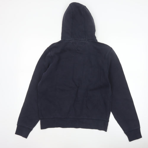 Tommy Hilfiger Men's Navy Small Pullover Hoodie Organic Cotton