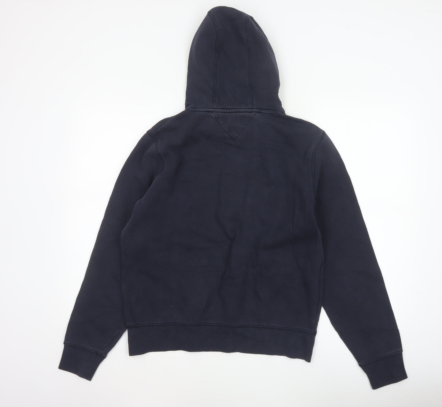 Tommy Hilfiger Men's Navy Small Pullover Hoodie Organic Cotton