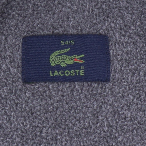 Lacoste Men’s Beige 2XL Windbreaker Jacket with Fleece Lining