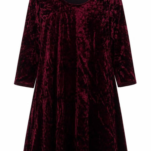 Joanna Hope Women’s Purple Velvet A-Line Dress Size 32