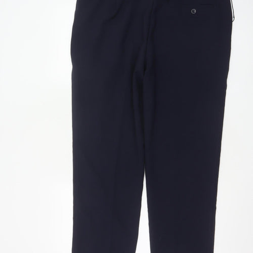 Marks and Spencer Men's Navy Slim Fit Chino Trousers 38x31