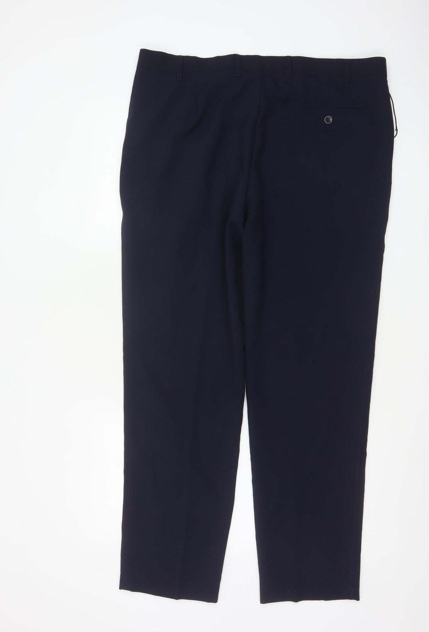 Marks and Spencer Men's Navy Slim Fit Chino Trousers 38x31