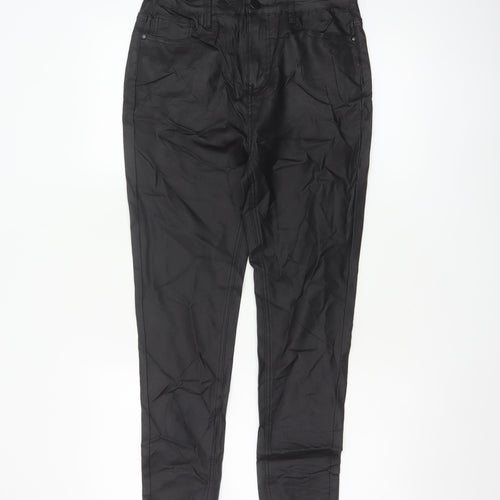 Sosandar Women Black Size 12R Skinny Stretch Jegging Trousers