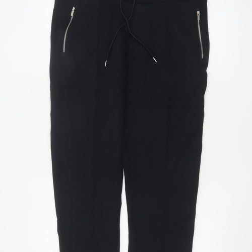 Marks and Spencer Men’s Black Jogger Trousers L Zip Pockets