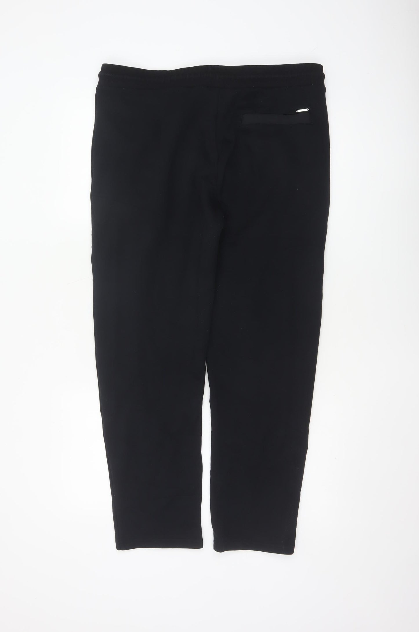 Marks and Spencer Men’s Black Jogger Trousers L Zip Pockets