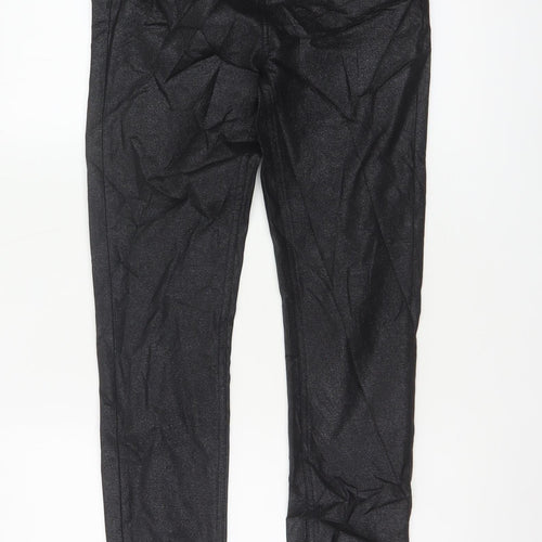 Marks and Spencer Women’s Black Slim Fit Stretch Trousers Size 8 Tall