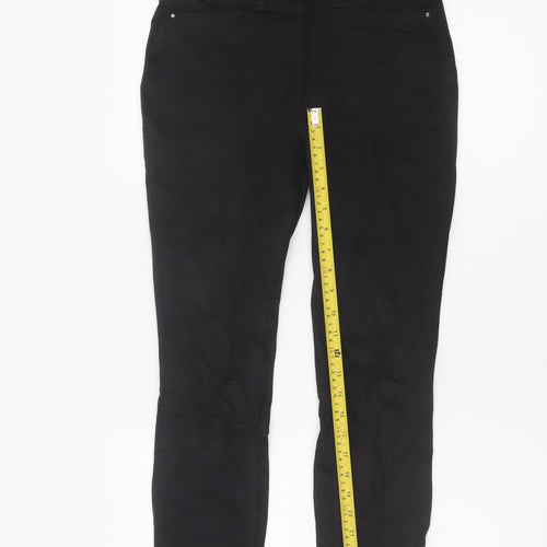 Next Women's Black Jersey Denim Jegging Size 8 Skinny Fit