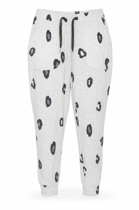 Marks and Spencer Women Grey Animal Print Pyjama Pants Size 12