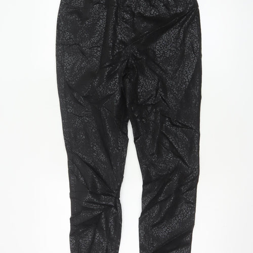 Next Women’s Black Animal Print Pull On Leggings Size 12