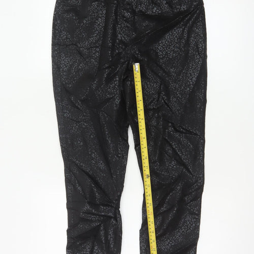 Next Women’s Black Animal Print Pull On Leggings Size 12