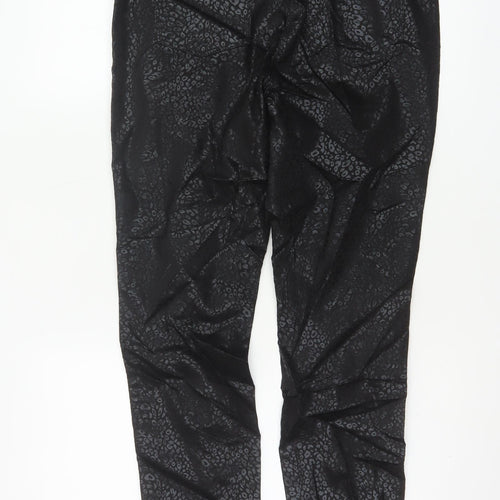 Next Women’s Black Animal Print Pull On Leggings Size 12