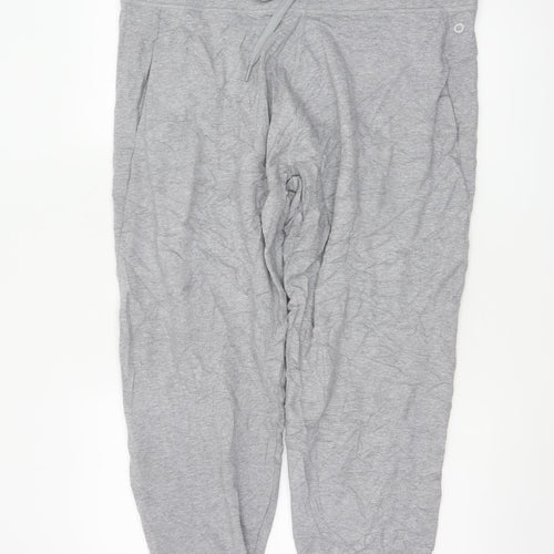 Marks and Spencer Womens Grey Jersey Jogger Trousers Size 18