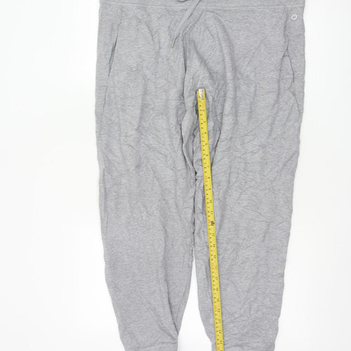 Marks and Spencer Womens Grey Jersey Jogger Trousers Size 18