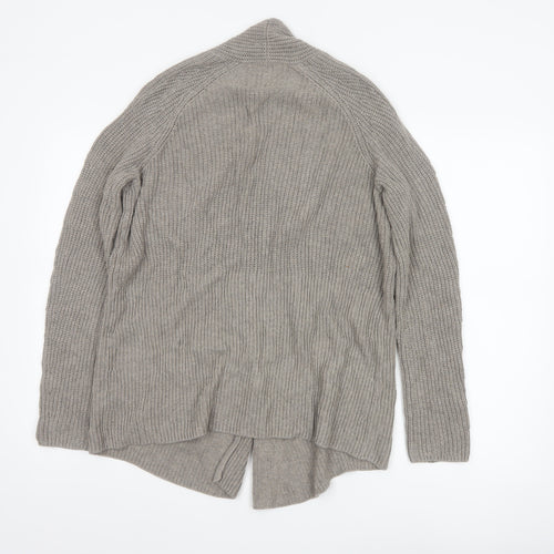 The White Company Women’s Beige Chunky-Knit Cardigan Size 10