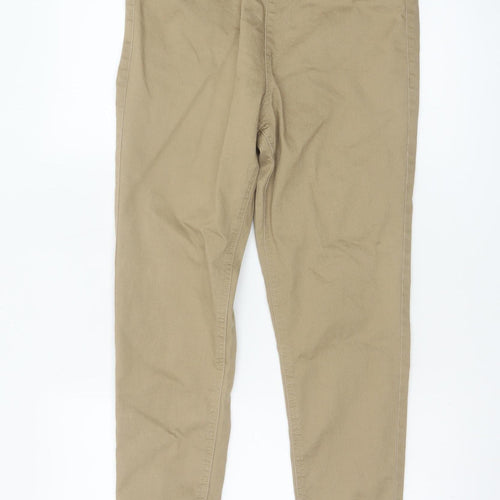 Marks and Spencer Women's Beige Cotton Jeggings Size 12