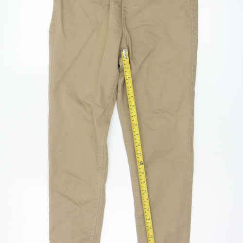 Marks and Spencer Women's Beige Cotton Jeggings Size 12