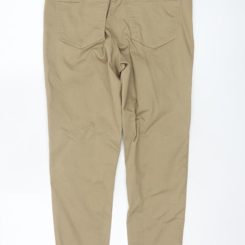 Marks and Spencer Women's Beige Cotton Jeggings Size 12