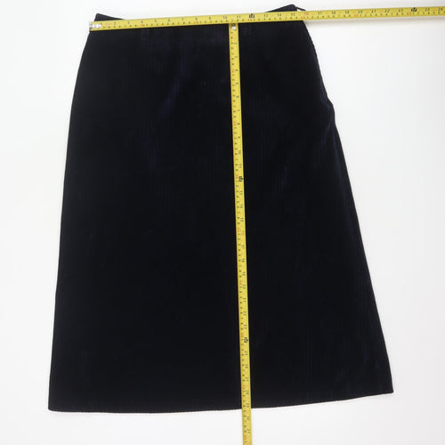 Lapidus of Sweden Women's Black Corduroy A-Line Skirt Size 16