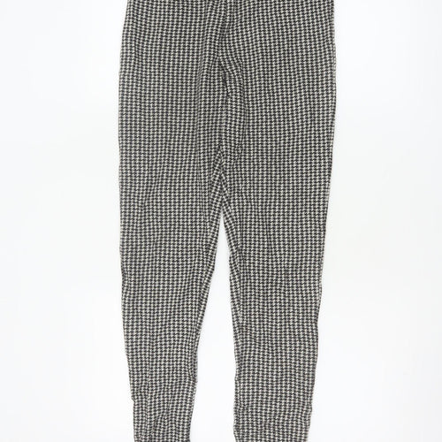 Hollister Women's Black Houndstooth Knit Leggings XS Slim Fit