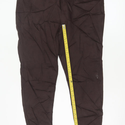 Marks and Spencer Women Brown Jegging Trousers Size 18 Stretch Twill