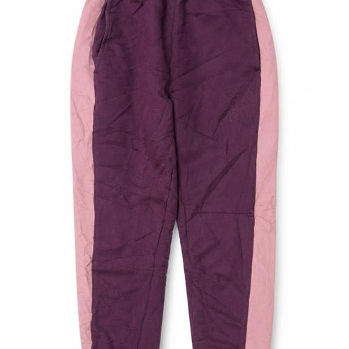 USA Pro Girls Purple Colourblock Jogger Trousers 11-12 Years