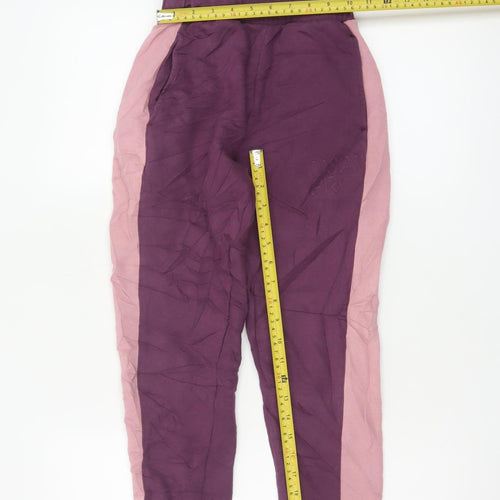 USA Pro Girls Purple Colourblock Jogger Trousers 11-12 Years