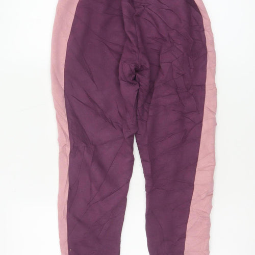USA Pro Girls Purple Colourblock Jogger Trousers 11-12 Years