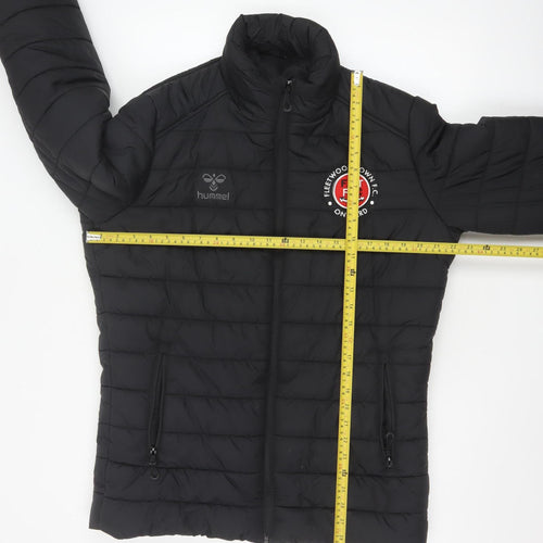 Hummel Mens Black Puffer Jacket Medium Fleetwood Town FC
