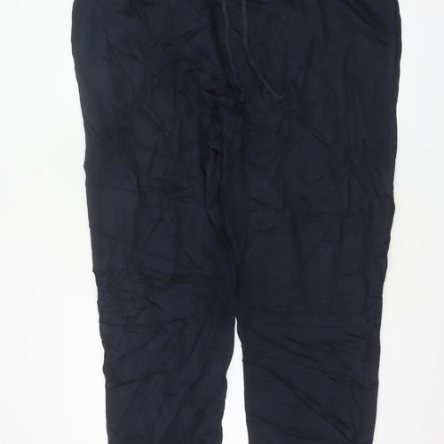 Marks and Spencer Men’s Blue 2XL Short Jersey Jogger Trousers