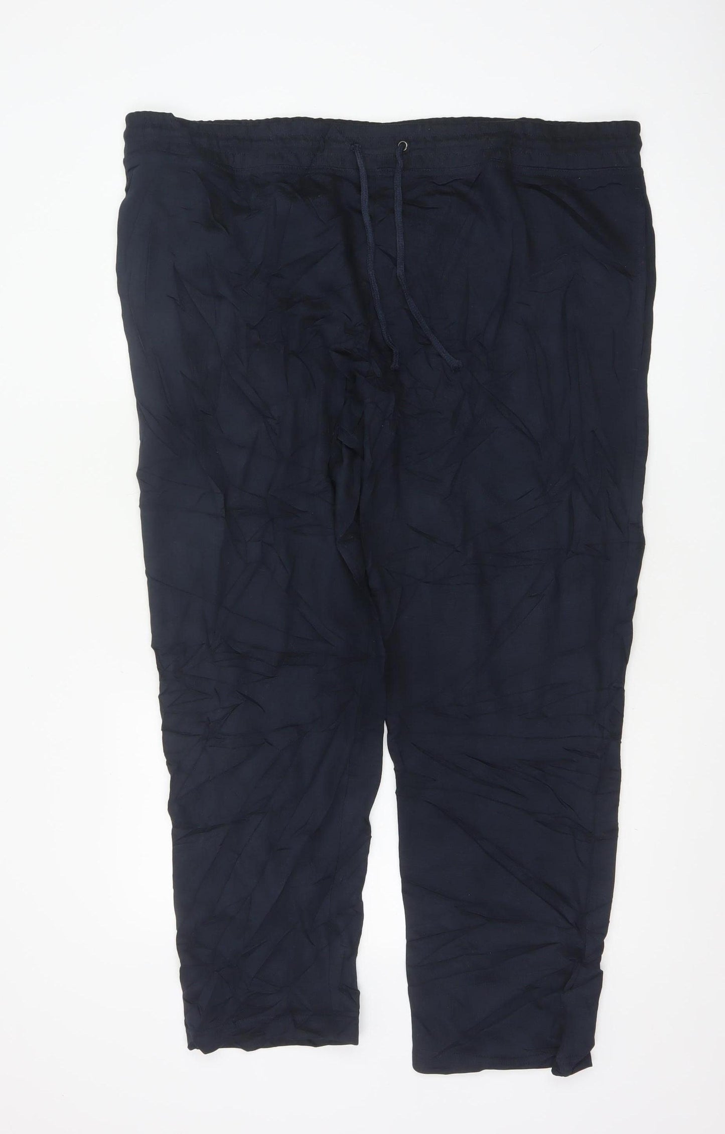 Marks and Spencer Men’s Blue 2XL Short Jersey Jogger Trousers