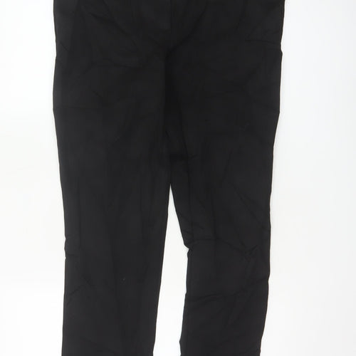 Marks and Spencer Women's Black Slim Trousers Size 12 Long