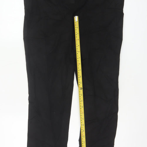 Marks and Spencer Women's Black Slim Trousers Size 12 Long