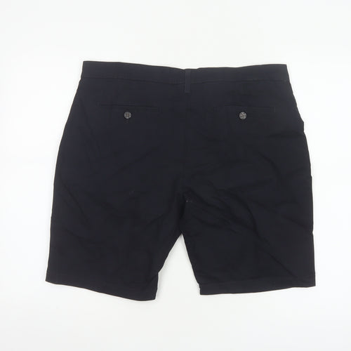 Marks and Spencer Men’s Black 36 Regular Stretch Chino Shorts