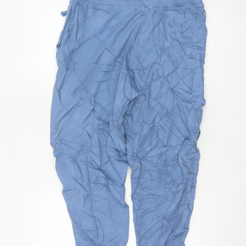 Marks and Spencer Women’s Blue Cotton Jogger Trousers Size 12