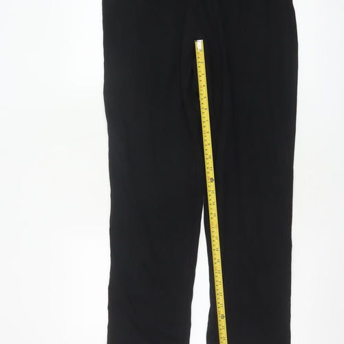 Marks and Spencer Women’s Black Straight Leg Stretch Trousers Size 12