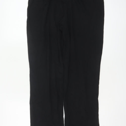 Marks and Spencer Women’s Black Straight Leg Stretch Trousers Size 12