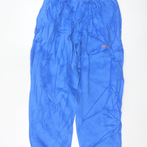 iets frans Women’s Blue Fleece Jogger Trousers Size M