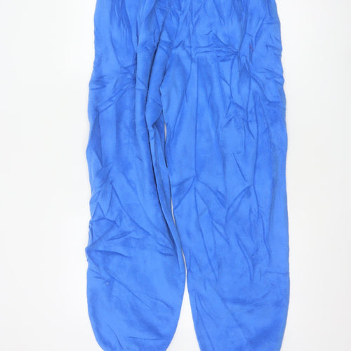 iets frans Women’s Blue Fleece Jogger Trousers Size M