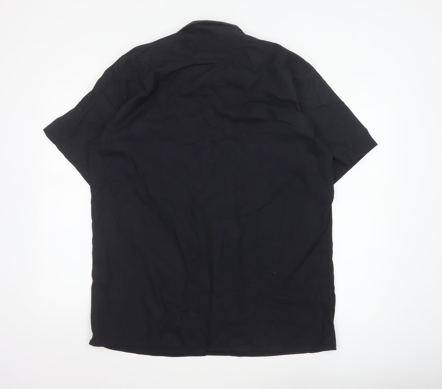 Dickies Men’s Black Jägermeister Work Shirt L Short Sleeve Button-Up