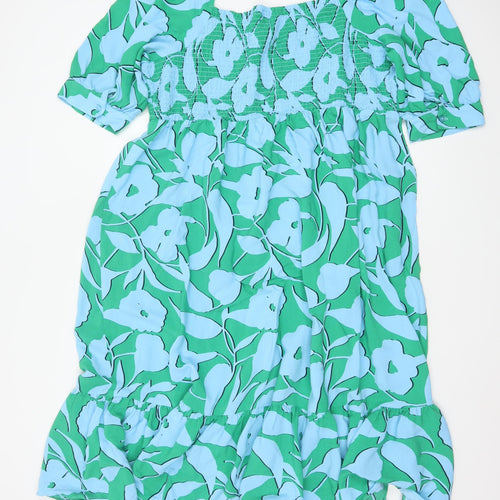 Marks and Spencer Women’s Multicoloured Floral A-Line Dress Size 20