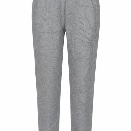Marks and Spencer Womens Grey Size 8 Short Slim Fit Jersey Trousers