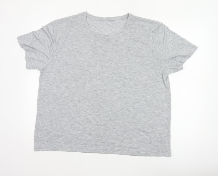 Marks and Spencer Women's Grey Size 18 Basic Short Sleeve T-Shirt