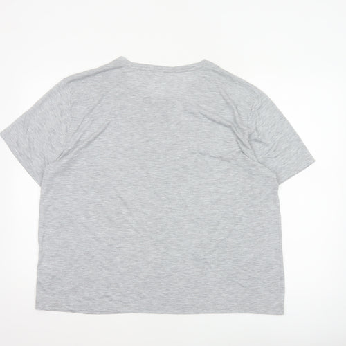 Marks and Spencer Women's Grey Size 18 Basic Short Sleeve T-Shirt